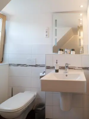 Ein Badezimmer in der Unterkunft Gastezimmer Richter