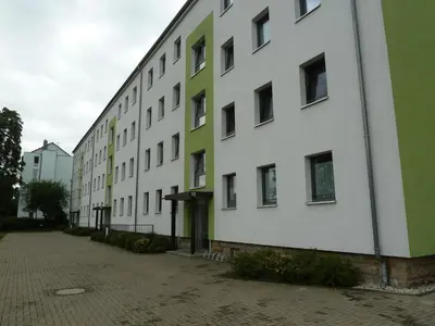 Das Gebäude in dem sich die Ferienwohnung befindet