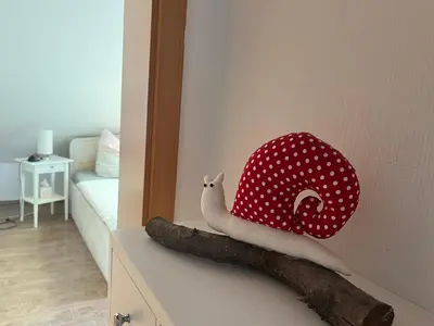 Ein Bett oder Betten in einem Zimmer der Unterkunft Ferienwohnung Unter den Linden