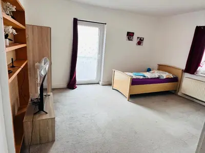 Ein Bett oder Betten in einem Zimmer der Unterkunft Gasthaus Pavillon