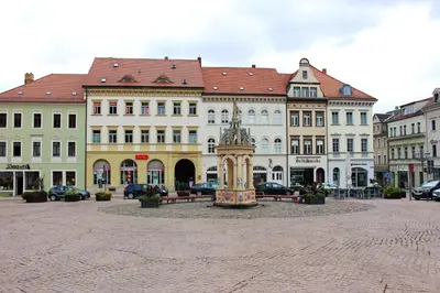Das Gebäude in dem sich die Pension befindet
