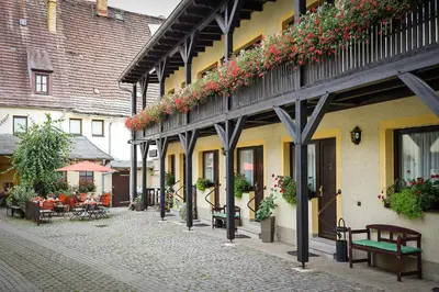 Das Gebäude in dem sich das Hotel befindet