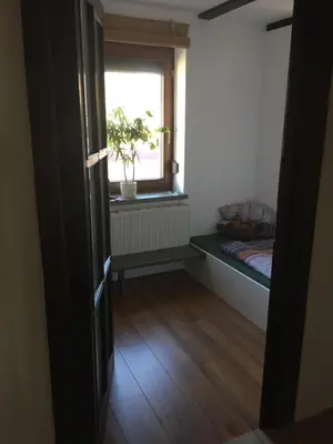 Ein Bett oder Betten in einem Zimmer der Unterkunft Ferienwohnung Schulze