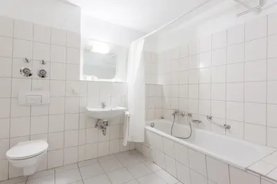 Ein Badezimmer in der Unterkunft Gästehaus Villa Rose