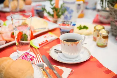 Essen in der Ferienwohnung oder in der Nähe