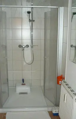 Ein Badezimmer in der Unterkunft Zimmervermietung Heide Fiege