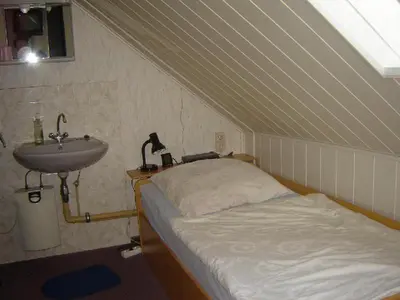 Ein Bett oder Betten in einem Zimmer der Unterkunft Zimmervermietung Heide Fiege