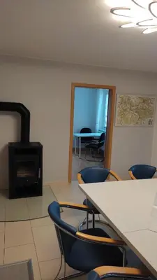 Der Geschäftsbereich oder Konferenzraum in der Unterkunft Ferienhaus Meier