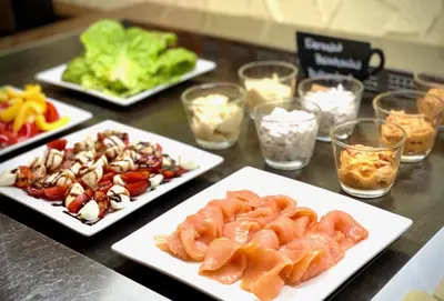 Essen im Hotel oder in der Nähe