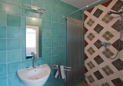 Ein Badezimmer in der Unterkunft Burg Schöna - Suiten und Zimmer