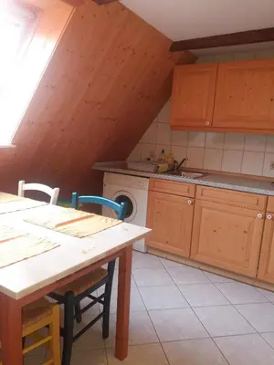 Küche/Küchenzeile in der Unterkunft Windmühlenhof