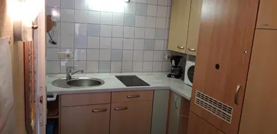 Küche/Küchenzeile in der Unterkunft Klein Hohe Fichten