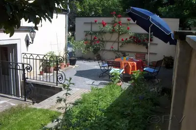 Ein Garten an der Unterkunft Ferienwohnung Villa Haniel Oskar