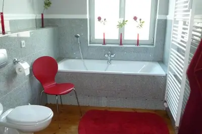 Ein Badezimmer in der Unterkunft Ferienwohnungen Villa Haniel Julius