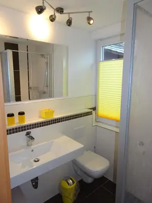 Ein Badezimmer in der Unterkunft Gasthaus Kobär