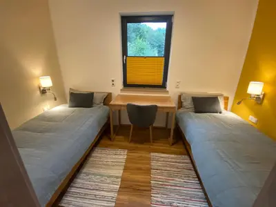 Ein Sitzbereich in der Unterkunft Villa Wilisch