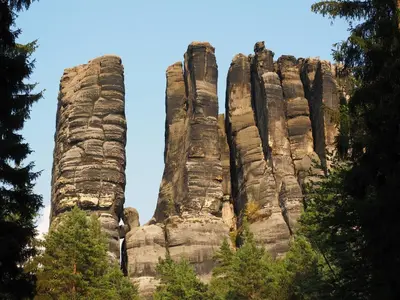 Naturlandschaft in der Nähe der Ferienwohnung