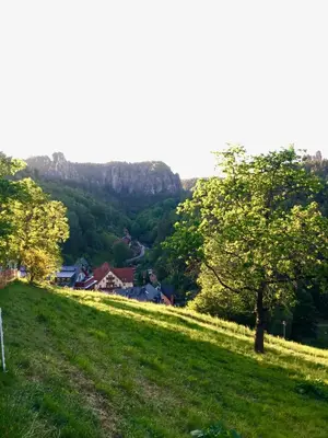 Naturlandschaft in der Nähe der Ferienwohnung