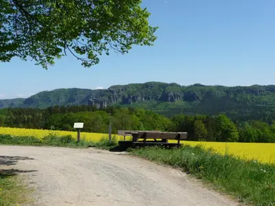 Naturlandschaft in der Nähe der Pension