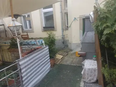 Ein Patio oder anderer Außenbereich in der Unterkunft Max's Hinterhaus