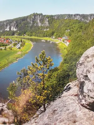Naturlandschaft in der Nähe der Ferienwohnung