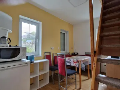 Küche/Küchenzeile in der Unterkunft Ferienhaus Puttrich