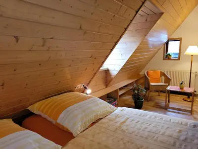 Ein Bett oder Betten in einem Zimmer der Unterkunft Ferienwohnungen Stephan