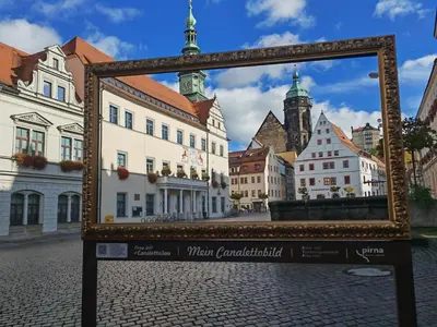 Das Gebäude in dem sich die Pension befindet