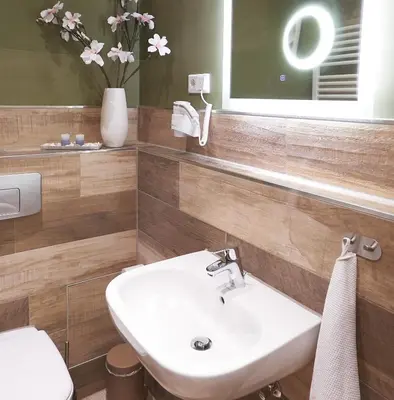 Ein Badezimmer in der Unterkunft Übernachtenindresden