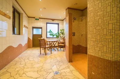 Ein Sitzbereich in der Unterkunft Hotel Zur Post