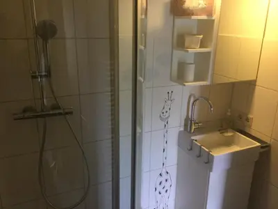 Ein Badezimmer in der Unterkunft Villa Eddi & Emmi
