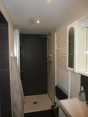 Ein Badezimmer in der Unterkunft Ferienwohnung Großmann