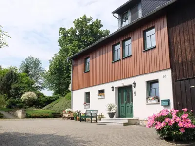 Das Gebäude in dem sich die Ferienwohnung befindet