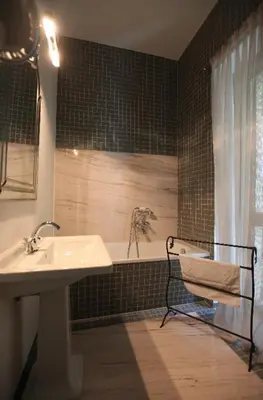 Ein Badezimmer in der Unterkunft Apartmenthaus Saxonia
