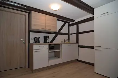 Küche/Küchenzeile in der Unterkunft Pferdehof Berger
