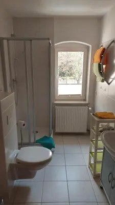 Ein Badezimmer in der Unterkunft Fewo Jahn