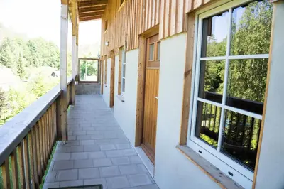 Ein Balkon oder eine Terrasse in der Unterkunft 