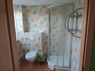Ein Badezimmer in der Unterkunft Ferienwohnung Morgensonne