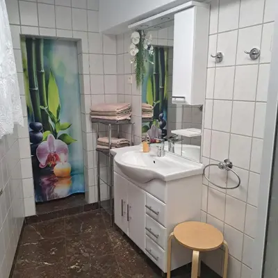 Ein Badezimmer in der Unterkunft Ferienhaus Luise