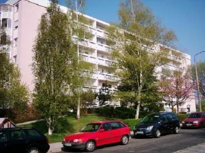 Das Gebäude in dem sich die Ferienwohnung befindet
