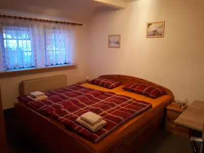 Ein Bett oder Betten in einem Zimmer der Unterkunft Meschkes Gasthaus Pension