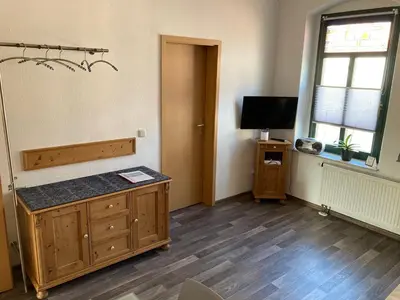 TV/Unterhaltungsangebot in der Unterkunft Ferienwohnung Kurzmalweg -Balkon-