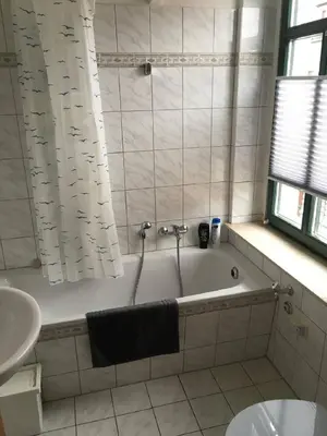 Ein Badezimmer in der Unterkunft Ferienwohnung Kurzmalweg -Balkon-