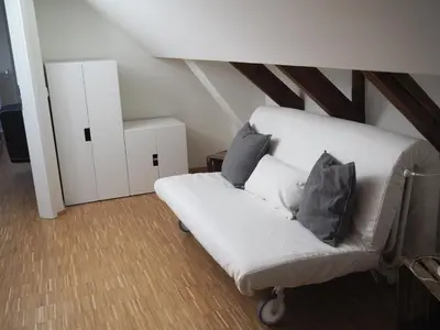 Ein Bett oder Betten in einem Zimmer der Unterkunft Uferlos