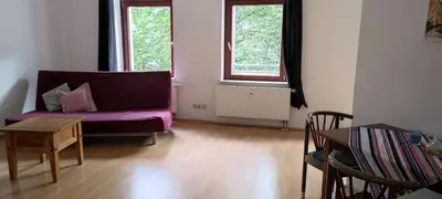 Ein Sitzbereich in der Unterkunft Apartment Dresden City Centre