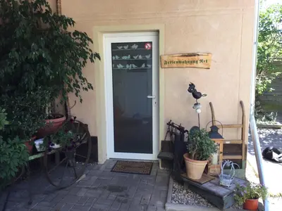 Ein Garten an der Unterkunft Ferienwohnung zum Rabenauer Grund