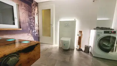Grundriss der Unterkunft Ferienhaus Balkenkunst