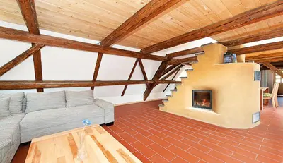 Ein Sitzbereich in der Unterkunft Bergoase Panorama-Apartments