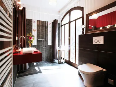 Ein Badezimmer in der Unterkunft Fährhaus Meißen B&B