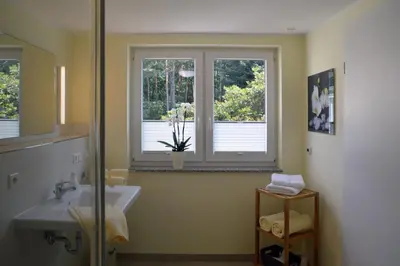 Ein Badezimmer in der Unterkunft Ferienquartier Goethe33